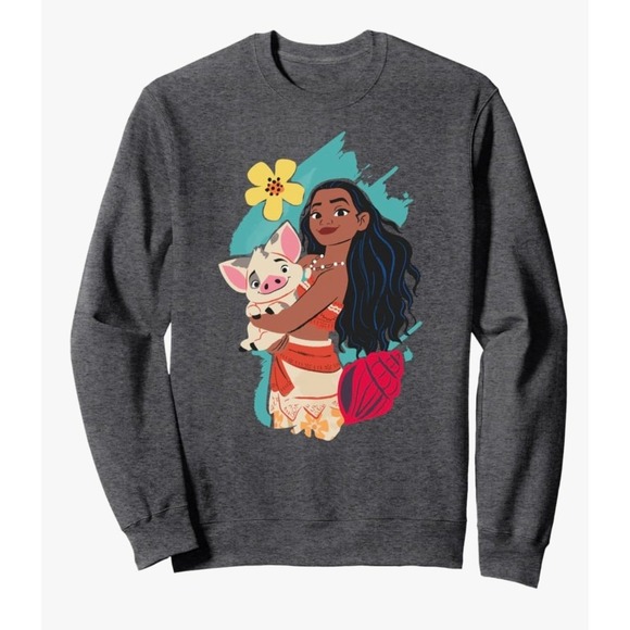 Tops - Disney Princess Moana and Pua Sweatshirt 2XL